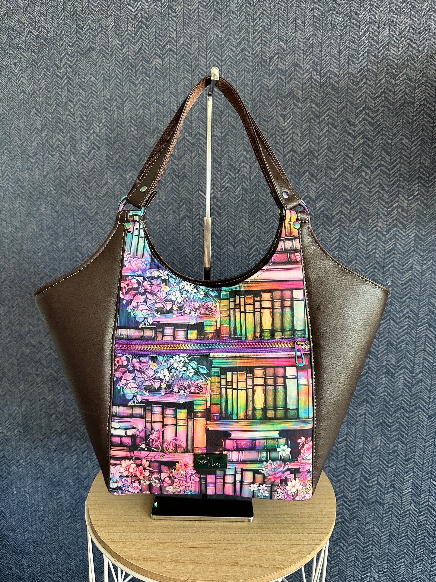 Tiger Lily Tote - Library Pastel Books