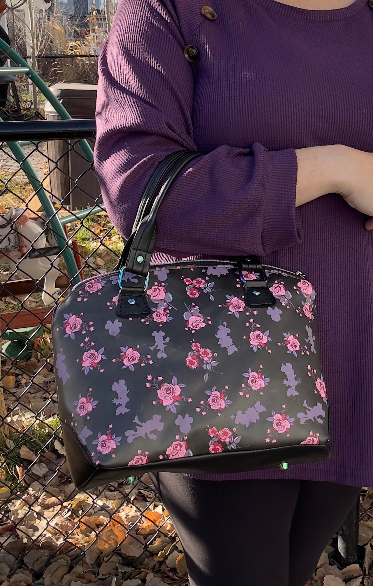 The Lola Handbag - Minnie Mouse Flowers