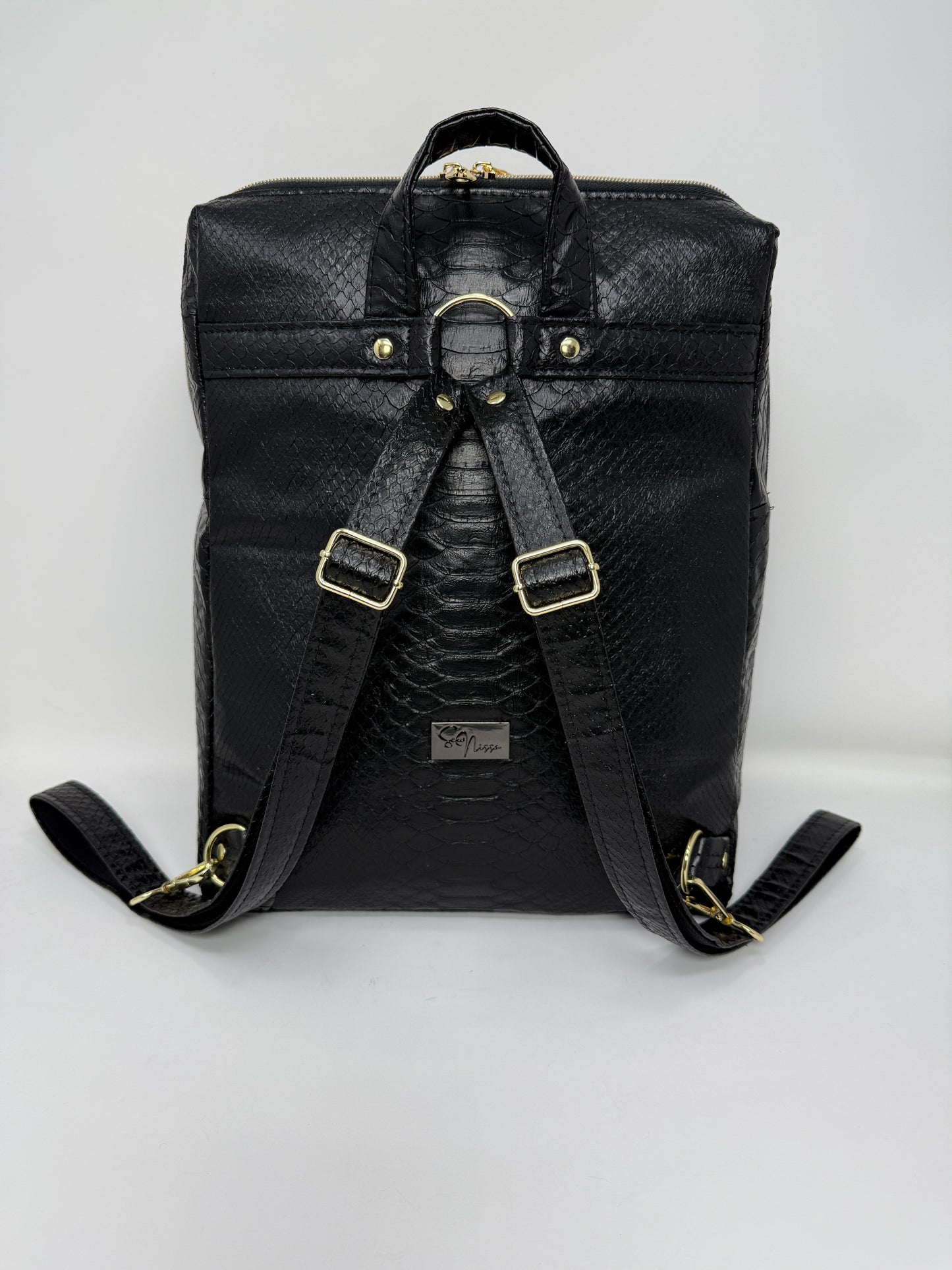 The Jovie Backpack - Snake skin