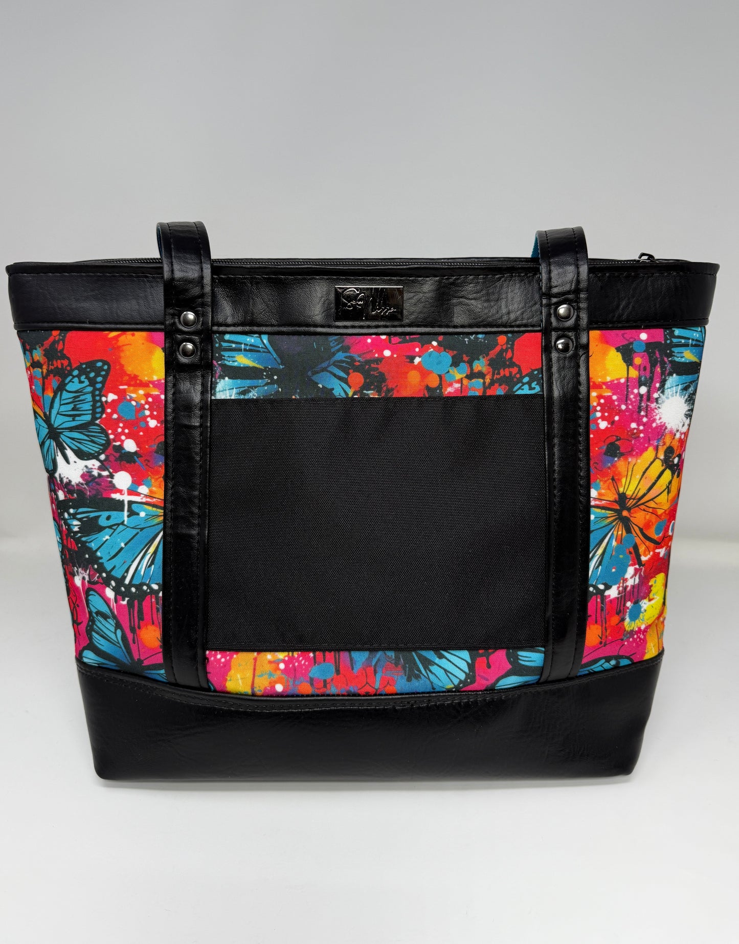 Felicity Tote - Butterfly Grunge