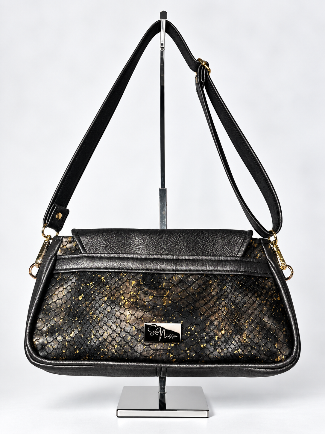 Juanita Crossbody - Luxury Snake Vinyl