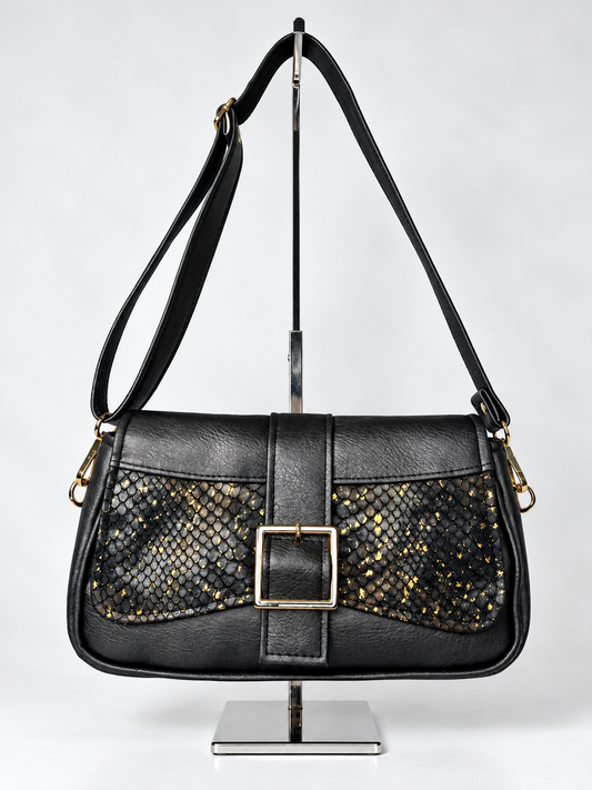 Juanita Crossbody - Luxury Snake Vinyl