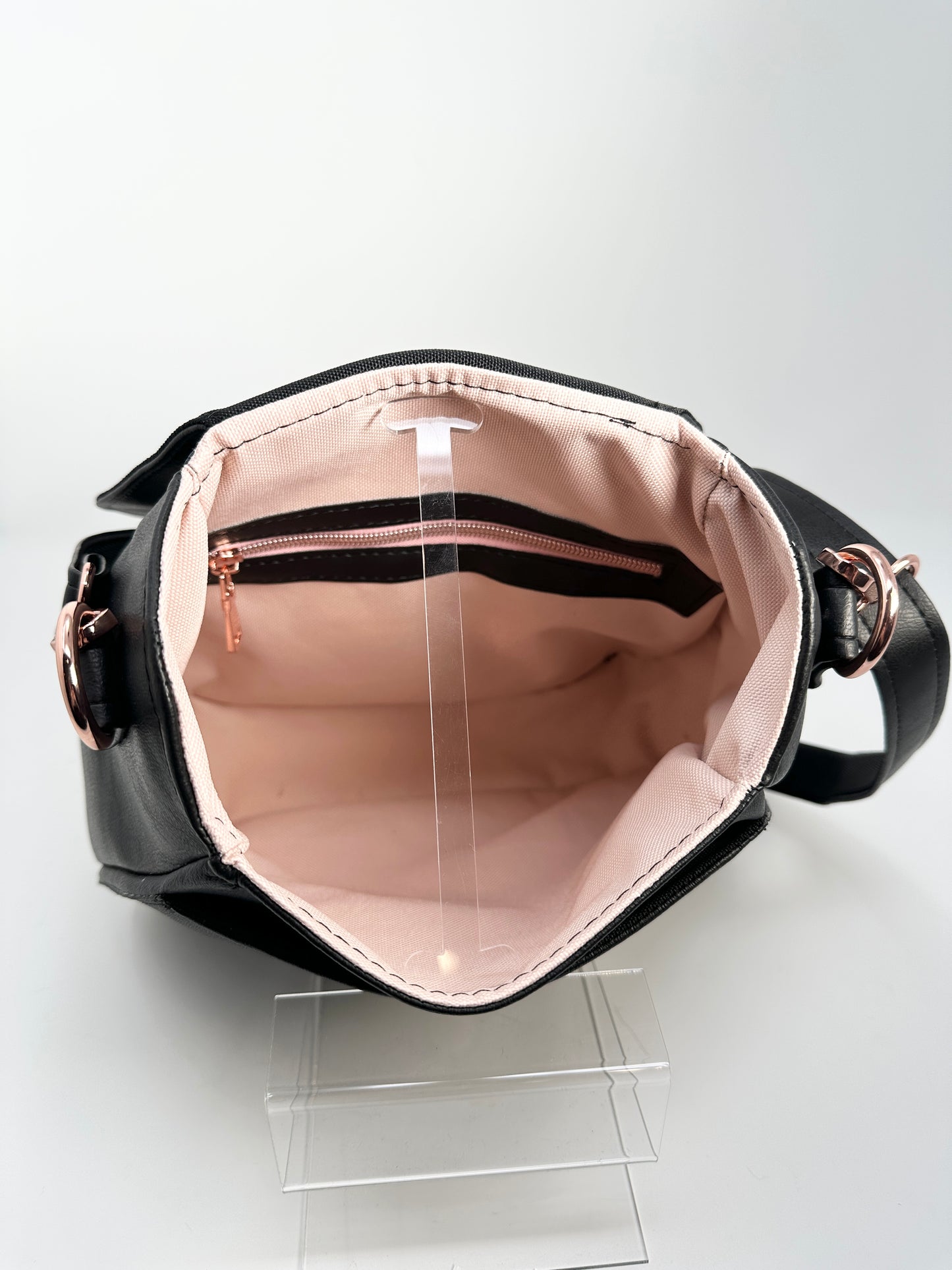Cat Crossbody Bag - Black