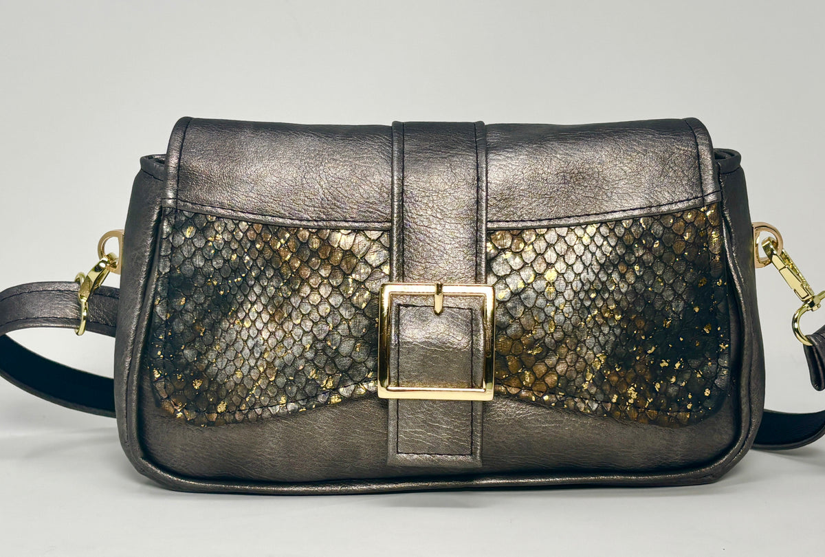 Juanita Crossbody - Luxury Snake Vinyl