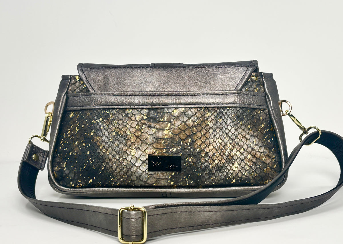 Juanita Crossbody - Luxury Snake Vinyl