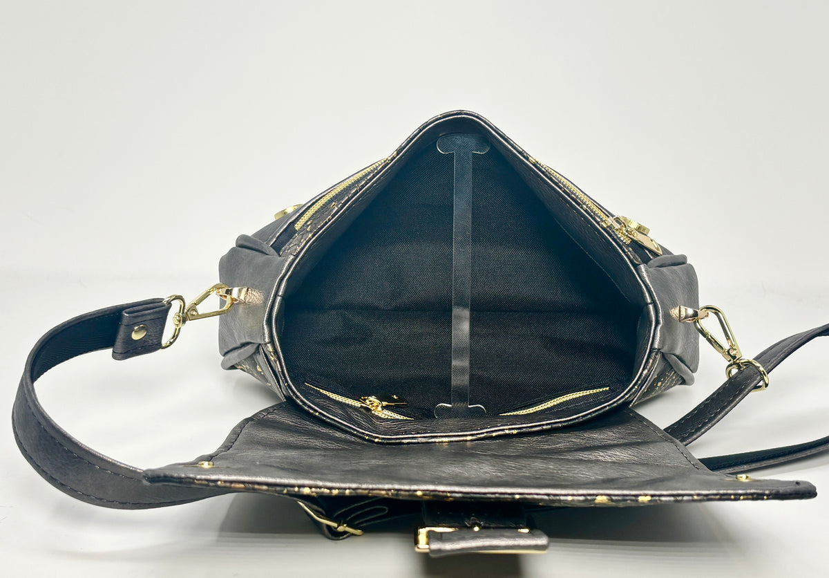 Juanita Crossbody - Luxury Snake Vinyl